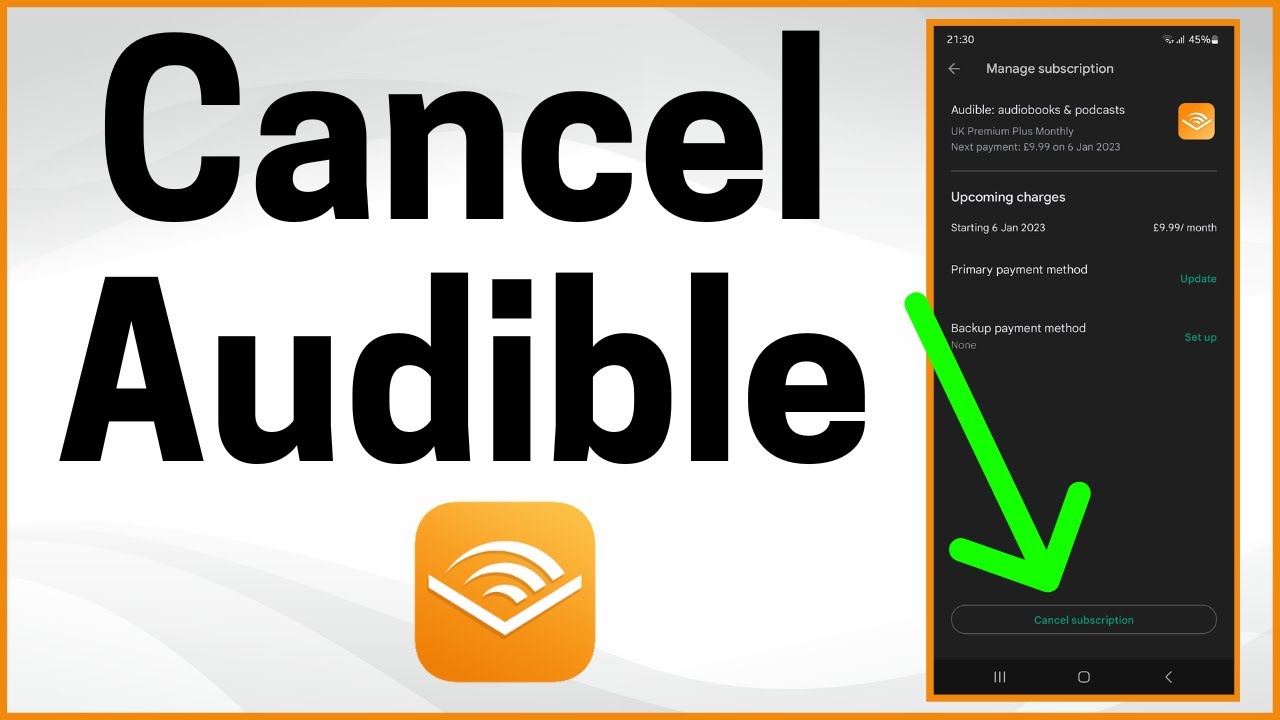 Read more about the article How to Cancel an Audible Membership in 5 Steps