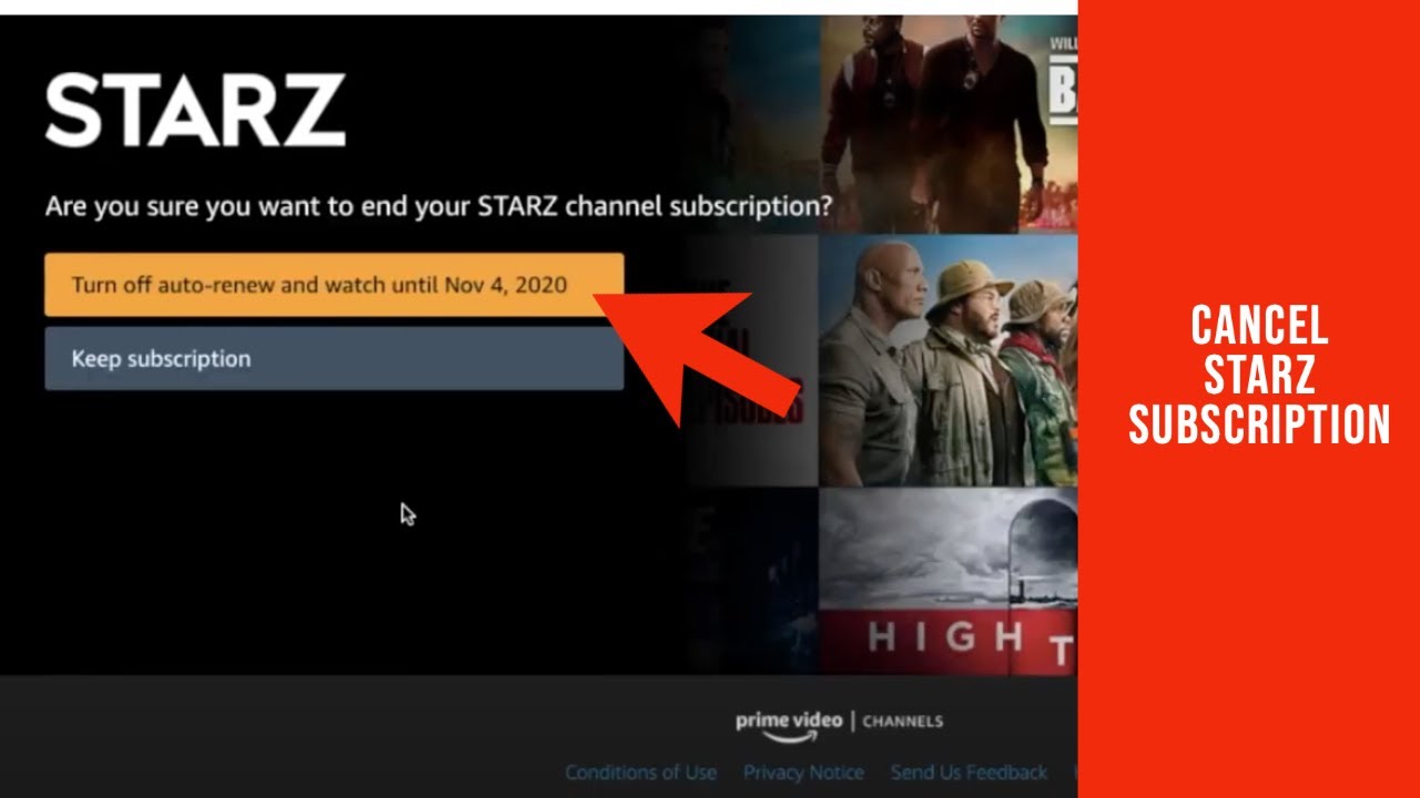 Read more about the article How to Cancel a Starz Subscription in 5 Steps